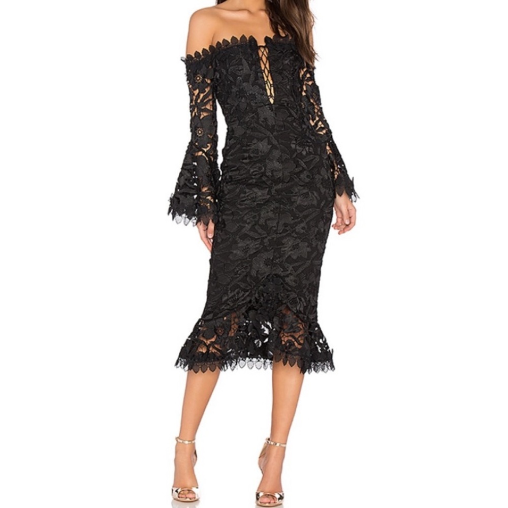 🔥NICHOLAS BOTANICAL COCKTAIL DRESS 🖤💃🏼🖤🔥